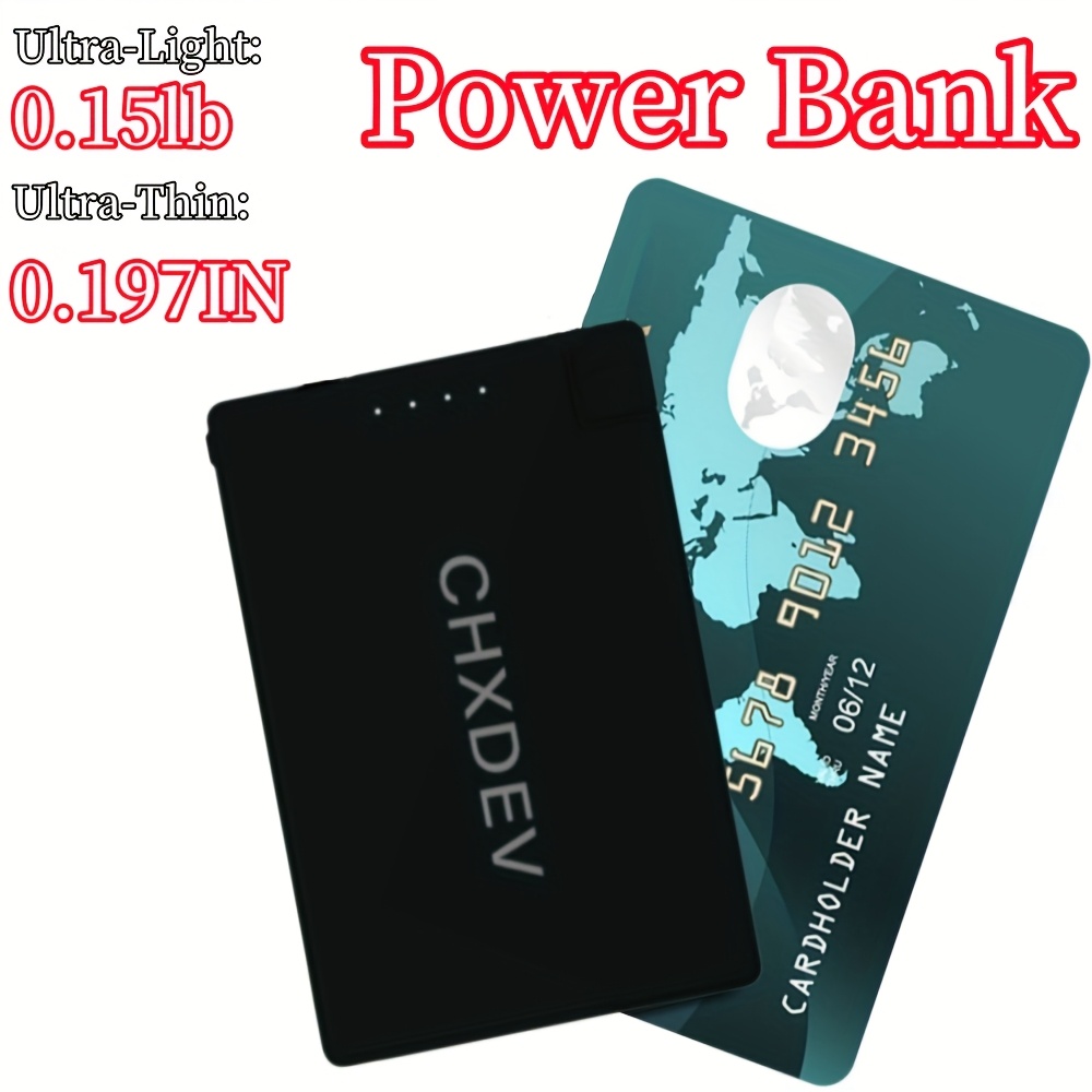 Power Banks - CHXDEV Mini Magnetic Power Bank Ultra-Thin
