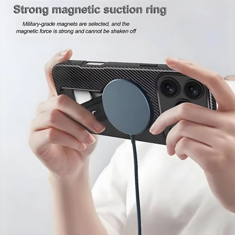 Luxury Invisible Stand Magneti - Matte Hard Pc Back Case 评论和价格