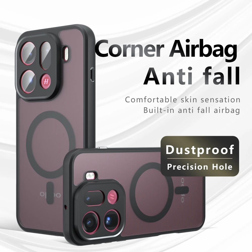 Case For OPPO Find X9 Pro Shoc - Matte Hard Pc Back Case 评论和价格