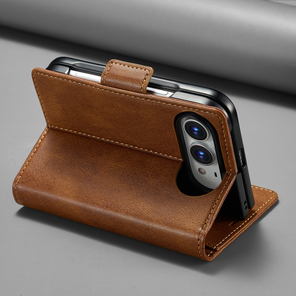 RFID Blocking Card Holder Wall - Leather Wallet Card Holder Phone Cover 评论和价格