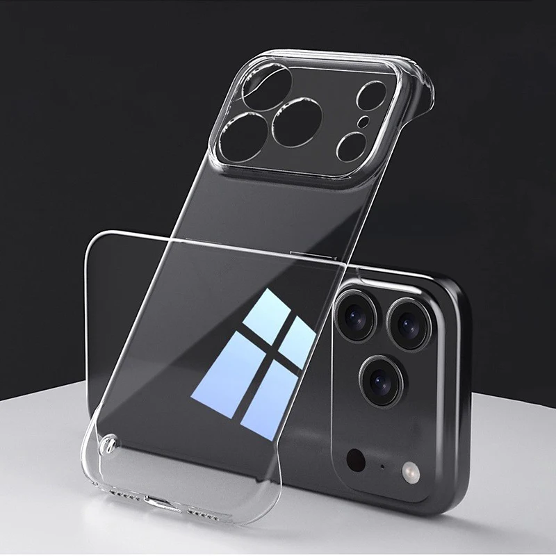Ultra Thin Clear Frameless PC  - Ultra Thin Frameless Phone Cover 评论和价格