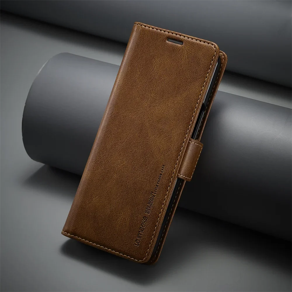 Leather Wallet Phone Case For  - Leather Wallet Card Holder Phone Cover 评论和价格